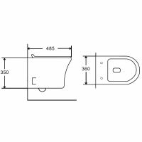Унитаз Orange подвесной с сиденьем Микролифт арт-C01-100W — фото 15, Подвесные унитазы