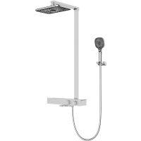 Душевая система Vincea Inspire с термостатом Хром арт-VSFS-3I13TCH — фото 1, Душевые стойки