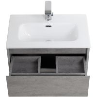 Тумба под раковину BelBagno Kraft 39 60 подвесная Cemento Grigio арт-KRAFT 39-600/390-2C-SO-CG — фото 8, Тумбы под раковину