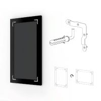 Зеркало Evoform Exclusive-G 188х133 Травленое серебро арт-BY 4499 — фото 4, Зеркала в ванную комнату