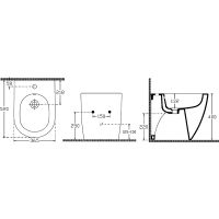 Унитаз Allen Brau Reality приставной Белый без сиденья арт-4.32004.20 — фото 5, Приставные унитазы