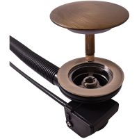 Слив-перелив Rav Slezak полуавтомат Бронза арт-MD0588PSM — фото 3, Сливы-переливы