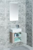 Товар: Зеркало Aquaton Вита 46 с подсветкой Белое арт-1A221902VT010 - фото 3 Зеркало Aquaton Вита 46 с подсветкой Белое арт-1A221902VT010 — фото 3, Зеркала в ванную комнату