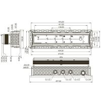 Скрытая часть для смесителя Teska Shine G 3/4 арт-SH1004 — фото 2, Комплектующие для смесителей
