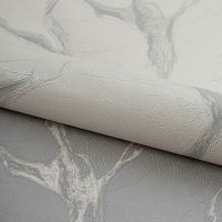 Обои Fipar Gold Винил на флизелине (1,06*10,05) Белый/Серый/Серебряный, Мрамор арт-R 23632 — фото 4, Обои для стен