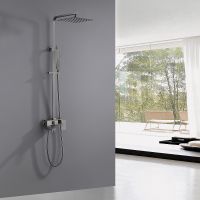 Душевая система Abber Daheim Никель арт-AF8216NG — фото 2, Душевые стойки