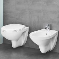 Унитаз Grohe Bau Ceramic подвесной с сиденьем Микролифт арт-39351000 — фото 9, Подвесные унитазы