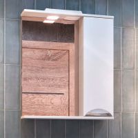 Зеркало со шкафом Vigo Callao 60 R с подсветкой Белое арт-z.CAL.60.R.El — фото 1, Зеркальные шкафы в ванную