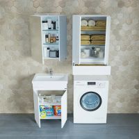 Товар: Тумба под раковину СанТа Марс 60 Белая арт-700240 - фото 5 Тумба под раковину СанТа Марс 60 Белая арт-700240 — фото 5, Тумбы под раковину