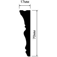 Товар: Карниз HIWOOD 2000x70x17 мм арт-M1707 - фото 2 Карниз HIWOOD 2000x70x17 мм арт-M1707 — фото 2, Карнизы