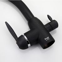 Смеситель для кухни Frap H99 Черный матовый арт-F4399-7 — фото 3, Смесители для кухни