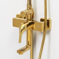 Душевая система WasserKRAFT Золото глянцевое арт-A171.263.207.PG — фото 7, Душевые стойки