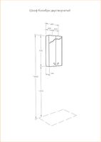 Подвесной шкаф Aquaton Колибри 40 Белый арт-1A065403KO01L — фото 5, Шкафы для ванной