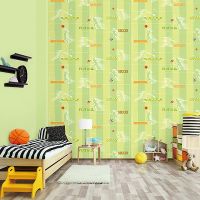Обои детские Andrea Rossi Kids Land Винил на флизелине (1,06*10,05) Зеленый, Футболисты арт-54277-1 — фото 3, Обои для стен