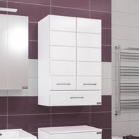 Подвесной шкаф СанТа Омега 48 1 ящик Белый арт-407004 — фото 1, Шкафы для ванной