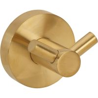 Двойной крючок Bemeta Sablo Золото матовое арт-160106032 — фото 1, Крючки для полотенец