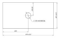 Столешница под раковину Allen Brau Reality 90 Графит арт-1.32024.G — фото 9, Столешницы под раковину