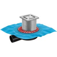 Товар: Душевой трап Berges Zentrum Norma 150x150 с решеткой Хром матовый арт-090363 - фото 1 Душевой трап Berges Zentrum Norma 150x150 с решеткой Хром матовый арт-090363 — фото 1, Трапы для душа