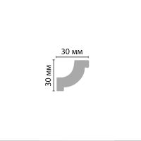 Карниз Decomaster 2400x30x30 мм арт-96123 — фото 2, Карнизы