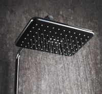 Душевая система Frap H57 Черная матовая Хром арт-F2457 — фото 10, Душевые стойки