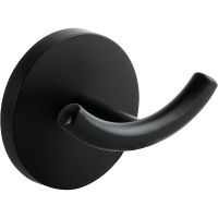 Двойной крючок Bemeta Nox Черный матовый арт-102406020 — фото 1, Крючки для полотенец