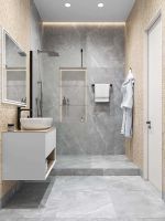 Керамогранит Kerama Marazzi Риальто Серый Лаппатированный Обрезной 60х119,5 см арт-SG560722R — фото 2, Керамогранит