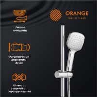 Душевая система Orange с термостатом Хром арт-T19-944cr — фото 4, Душевые стойки