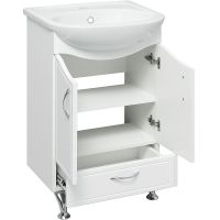 Тумба под раковину Runo Севилья 60 Белая арт-00000000791 — фото 2, Тумбы под раковину