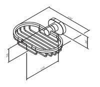 Мыльница AM.PM Sense Хром арт-A7434600 — фото 7, Мыльницы