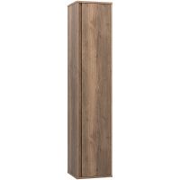 Шкаф пенал Brevita Dallas 35 подвесной Дуб Галифакс олово арт-DAL-05035-31 — фото 2, Пеналы для ванной комнаты