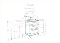 Тумба под раковину Aquaton Леон 65 Н Дуб бежевый арт-1A194601LBPR0 — фото 7, Тумбы под раковину