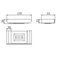Мыльница CeramaLux Florenzia Золото матовое арт-63105 — фото 2, Мыльницы