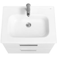 Тумба под раковину Roca Victoria 60 подвесная Белый глянец арт-A857468806 — фото 2, Тумбы под раковину