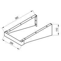 Консоль для столешницы Ravak Balance/Comfort Серая арт-X000001375 — фото 5, Комплектующие для мебели в ванной