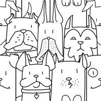 Керамогранит Codicer Oh My Dog White 25x25 см арт-67291 — фото 3, Керамогранит