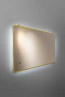 Зеркало Silver Mirrors Incanto 60 с подсветкой Золото с бесконтактным выключателем и диммером арт-LED-00002558 — фото 4, Зеркала в ванную комнату