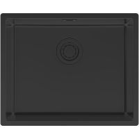 Кухонная мойка Paulmark Lassan 54 Uni Черная матовая арт-LA54-MBN — фото 1, Кухонные мойки