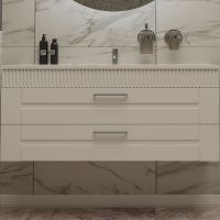 Тумба с раковиной SanVit Турин-2 120 подвесная Белая арт-kturin2120 — фото 1, Тумбы с раковиной