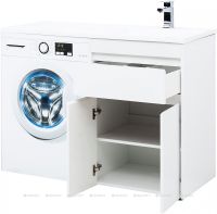 Товар: Тумба под раковину Aquanet Токио 120 Белая арт-237745 - фото 7 Тумба под раковину Aquanet Токио 120 Белая арт-237745 — фото 7, Тумбы под раковину