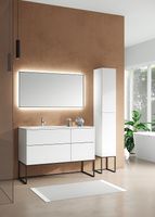 Зеркало SanVit Панорама 100 с подсветкой с сенсорным выключателем арт-zpan100bl — фото 2, Зеркала в ванную комнату