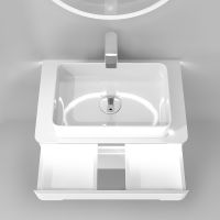 Товар: Тумба под раковину Jorno Shine 75 подвесная Белая арт-Shi.01.75/P/W - фото 2 Тумба под раковину Jorno Shine 75 подвесная Белая арт-Shi.01.75/P/W — фото 2, Тумбы под раковину