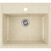 Кухонная мойка Domaci Бьелла DMC-06 арт-GWS-06-328 бежевая — фото 1, Кухонные мойки