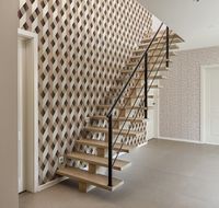 Обои Milassa Geometrica Флизелин (1*10,05) Бежевый/Серый/Черный, Геометрия арт-GM3 012 — фото 2, Обои для стен