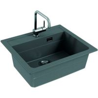 Кухонная мойка Alveus Granital Atrox 30 Concrete G81 590x500 Бетон арт-1131995 — фото 2, Кухонные мойки