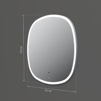 Зеркало AM.PM Func 65 с подсветкой с ИК-сенсорным выключателем арт-M8FMOX0651WGS — фото 9, Зеркала в ванную комнату