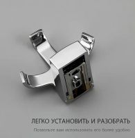 Тройной крючок Frap F18 Хром арт-F1805-3 — фото 5, Крючки для полотенец