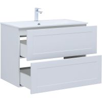 Тумба с раковиной Aquanet Терра 90 подвесная Белая матовая арт-323185 — фото 5, Тумбы с раковиной