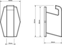 Крючок для полотенец Sonia Luce Черный матовый арт-182497 — фото 3, Крючки для полотенец