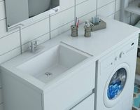 Тумба с раковиной Эстет Dallas Luxe 150 L Белая арт-ФР-00009681 — фото 5, Тумбы с раковиной