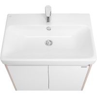 Тумба под раковину Aquaton Сканди Doors 70 Белый глянец Дуб верона арт-1A278901SDB20 — фото 5, Тумбы под раковину